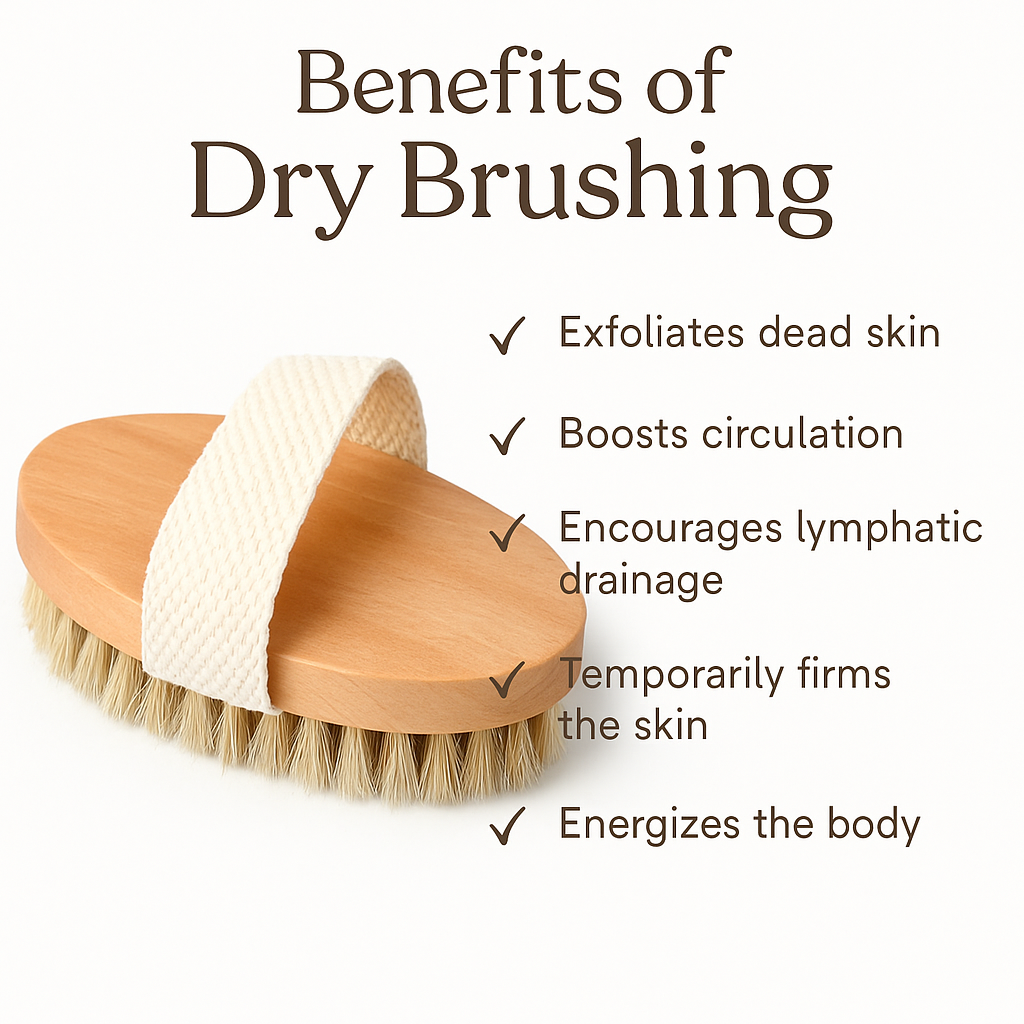 Dry body brush