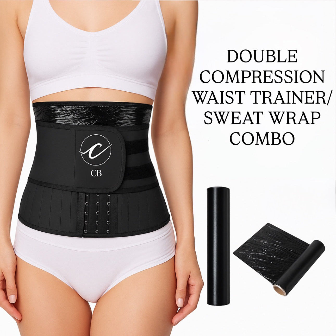 Curved Beauty Double Compression Bundle (Waist Trainer + Wrap)